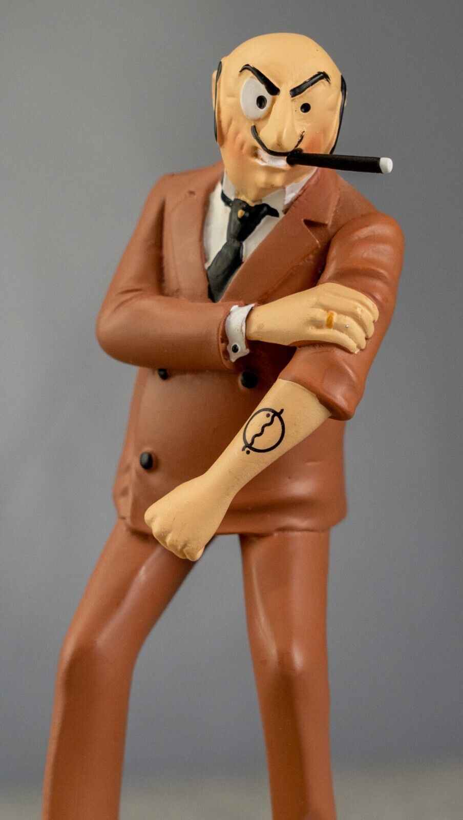 Tintin Figurine Moulinsart 42231 Rastapopoulos - Blue Lotus 12cm Resin Figure 9