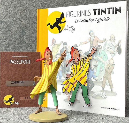 Tintin Figurine Officielle # 53 Zorrino - Prisoners Sun Resin Model Figure