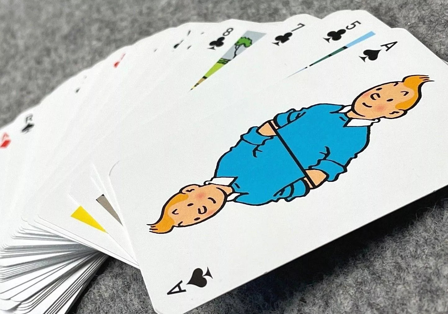 Moulinsart Playing Card Set: Cars of Tintin Cards 0006 ML Hergé