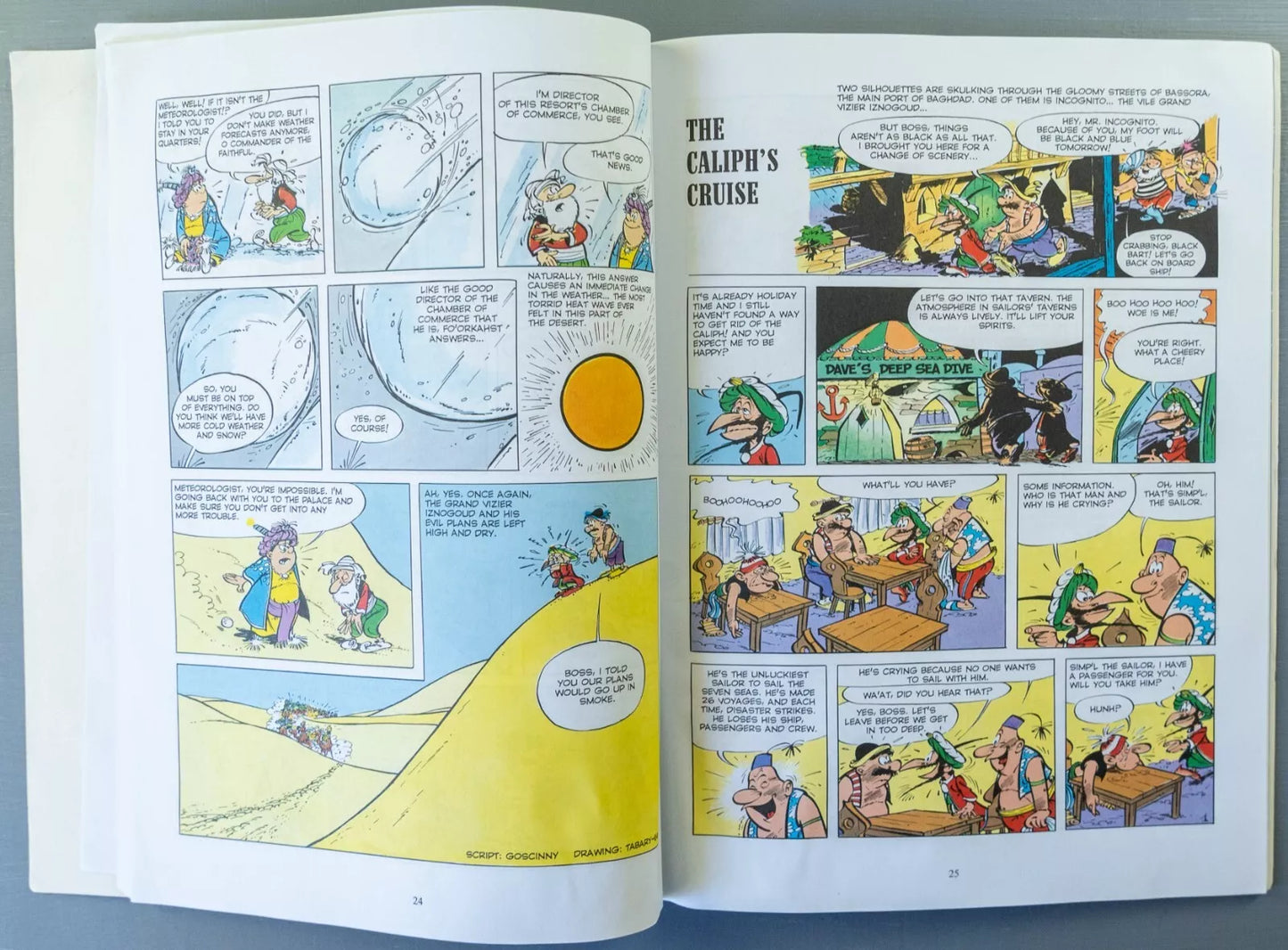 Cinebook Paperback Goscinny: Iznogoud The Caliph's Vacation 2014 Colour