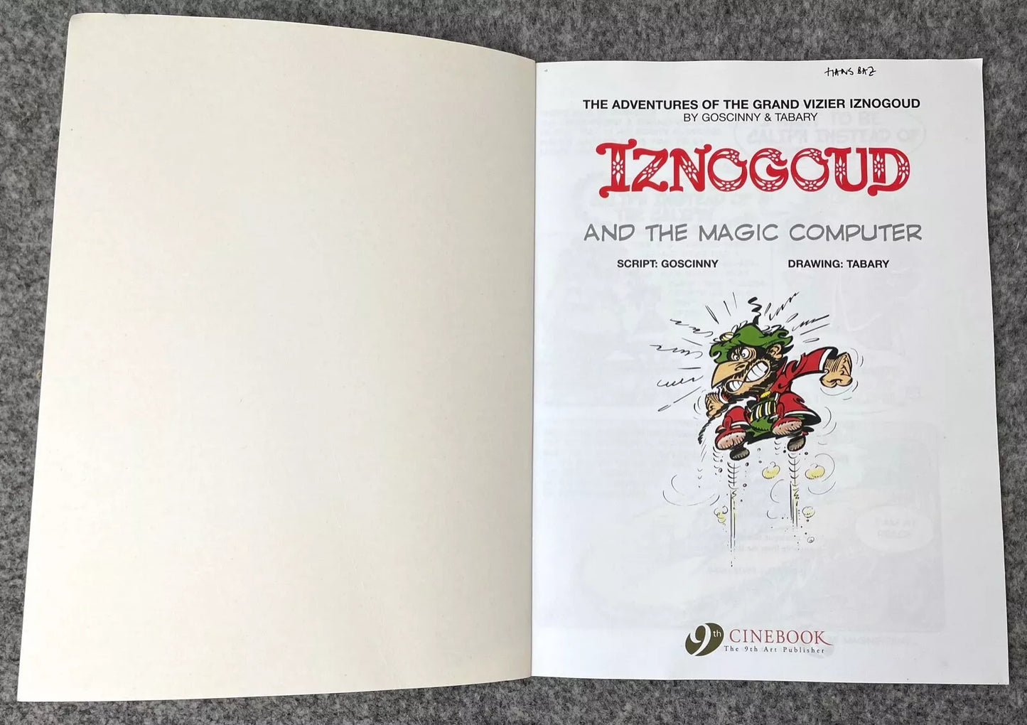Cinebook Paperback Goscinny: Iznogoud and The Magic Computer 2009 Colour