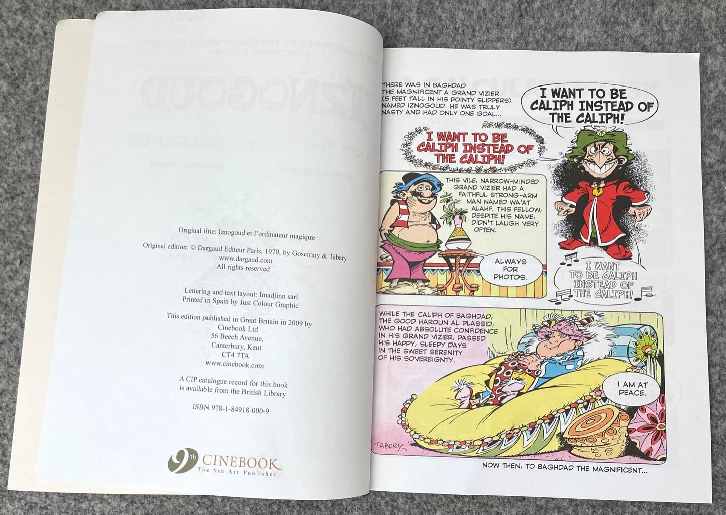 Cinebook Paperback Goscinny: Iznogoud and The Magic Computer 2009 Colour
