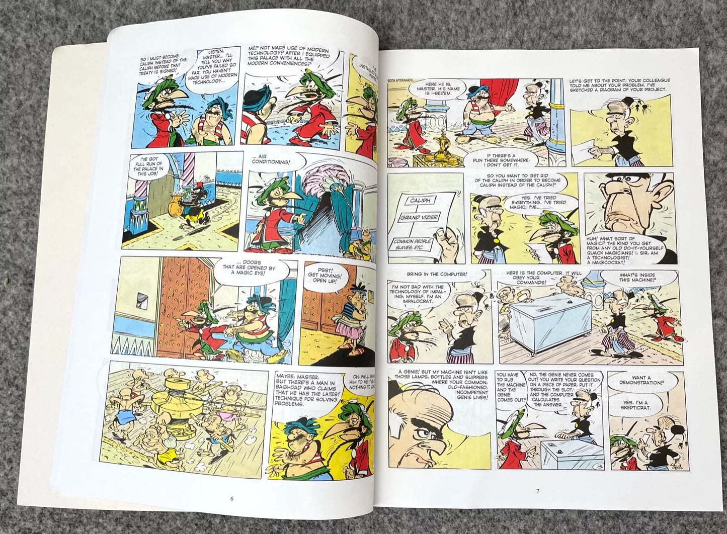 Cinebook Paperback Goscinny: Iznogoud and The Magic Computer 2009 Colour