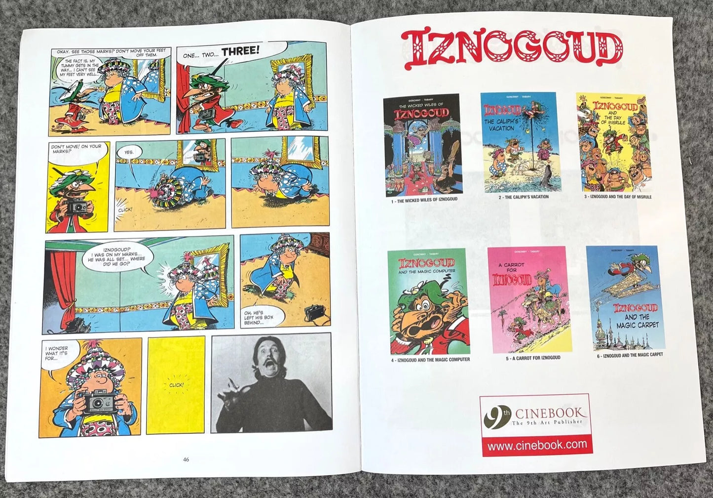 Cinebook Paperback Goscinny: Iznogoud and The Magic Carpet 2010 Colour