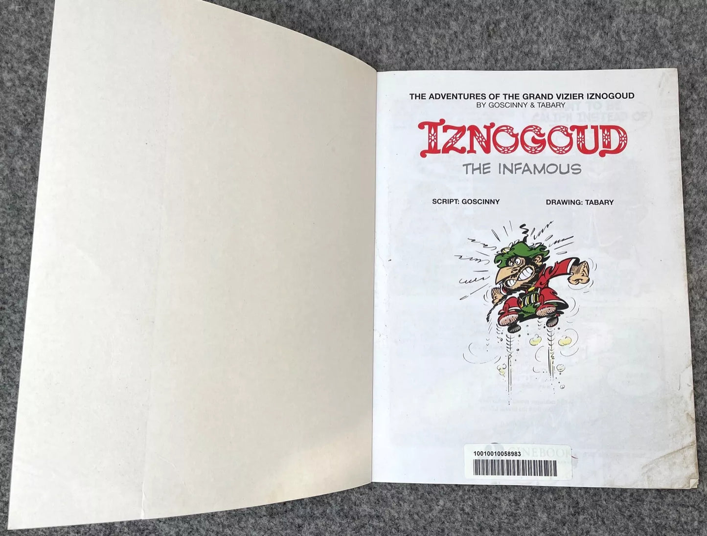 Cinebook Paperback Goscinny: Iznogoud The Infamous 2011 Colour