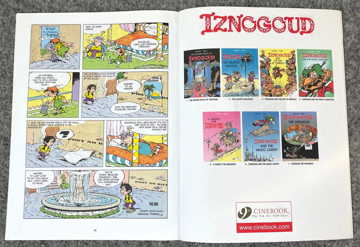 Cinebook Paperback Goscinny: Iznogoud The Infamous 2011 Colour