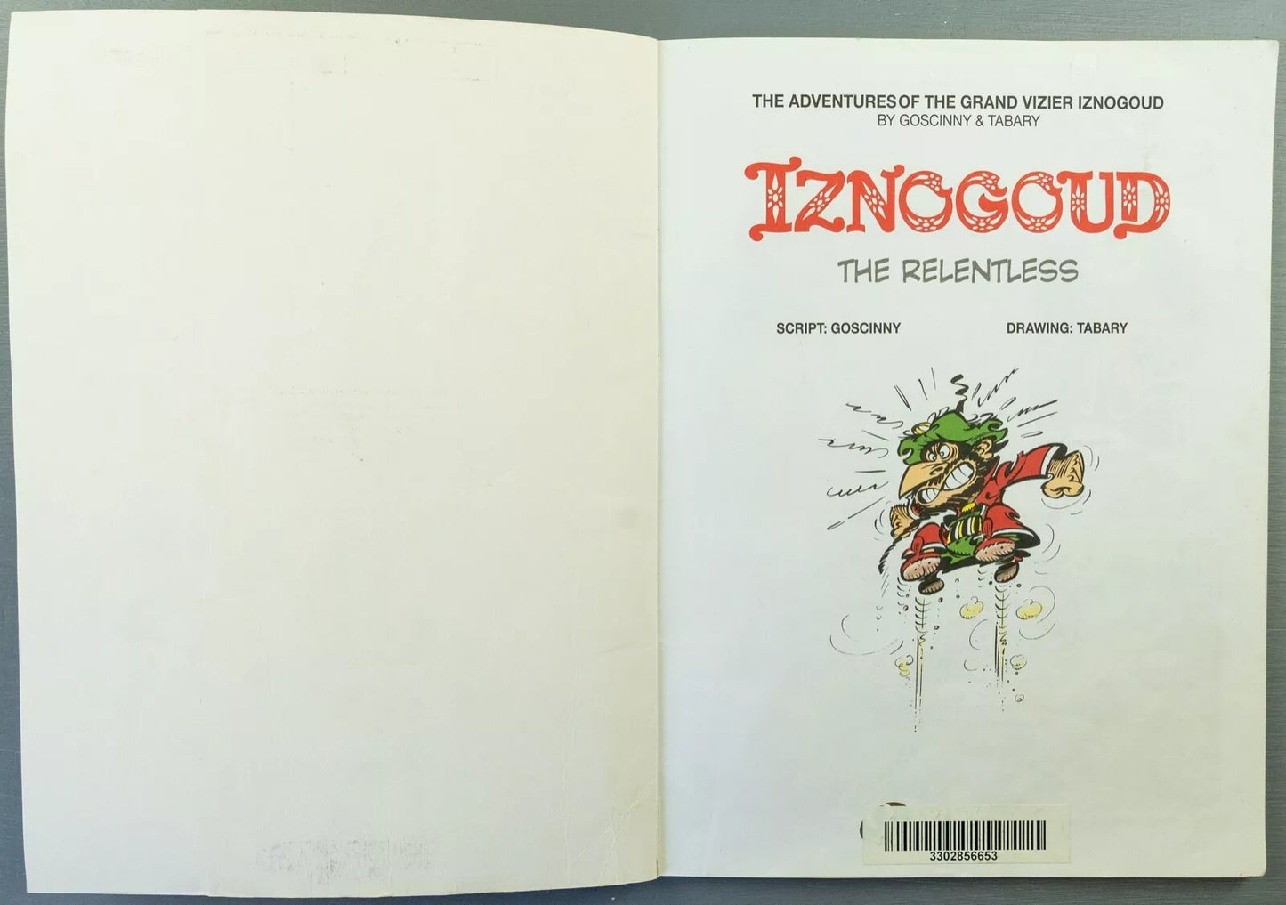 Cinebook Paperback Goscinny: Iznogoud The Relentless 2013 Colour