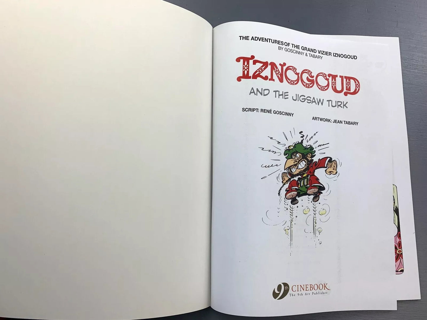 Cinebook Paperback Goscinny: Iznogoud and The Jigsaw Turk 2012 Colour