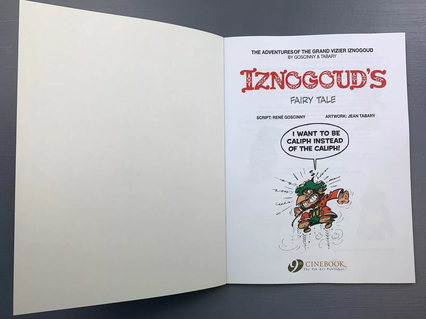Cinebook Paperback Goscinny: Iznogoud's Fairy Tale 2015 Colour