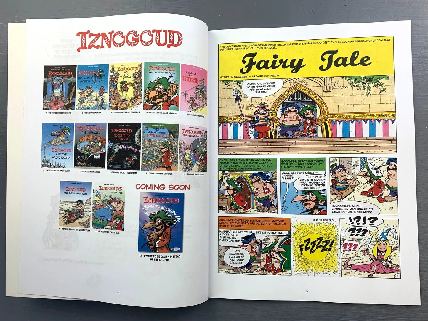Cinebook Paperback Goscinny: Iznogoud's Fairy Tale 2015 Colour