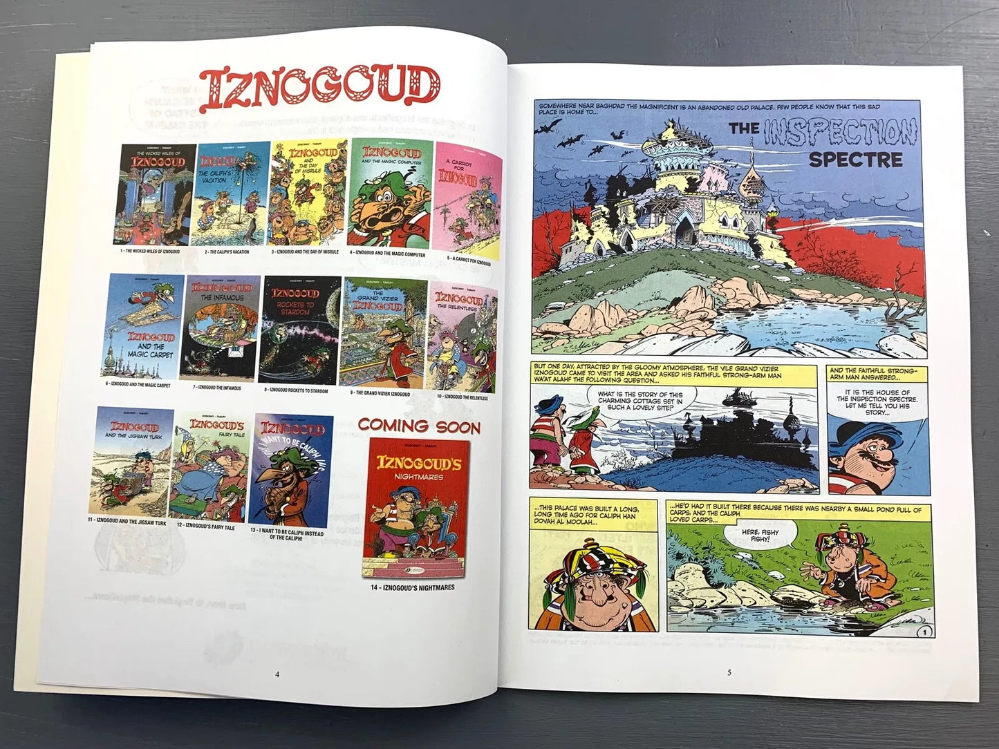 Cinebook Paperback Goscinny: Iznogoud I Want To Be Caliph 2016 Colour