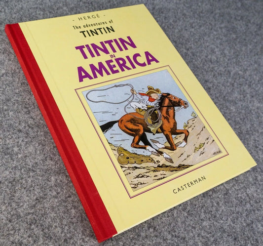 Tintin in America - Last Gasp 2004 1st Facsimile Edition Hardback B&W Book EO