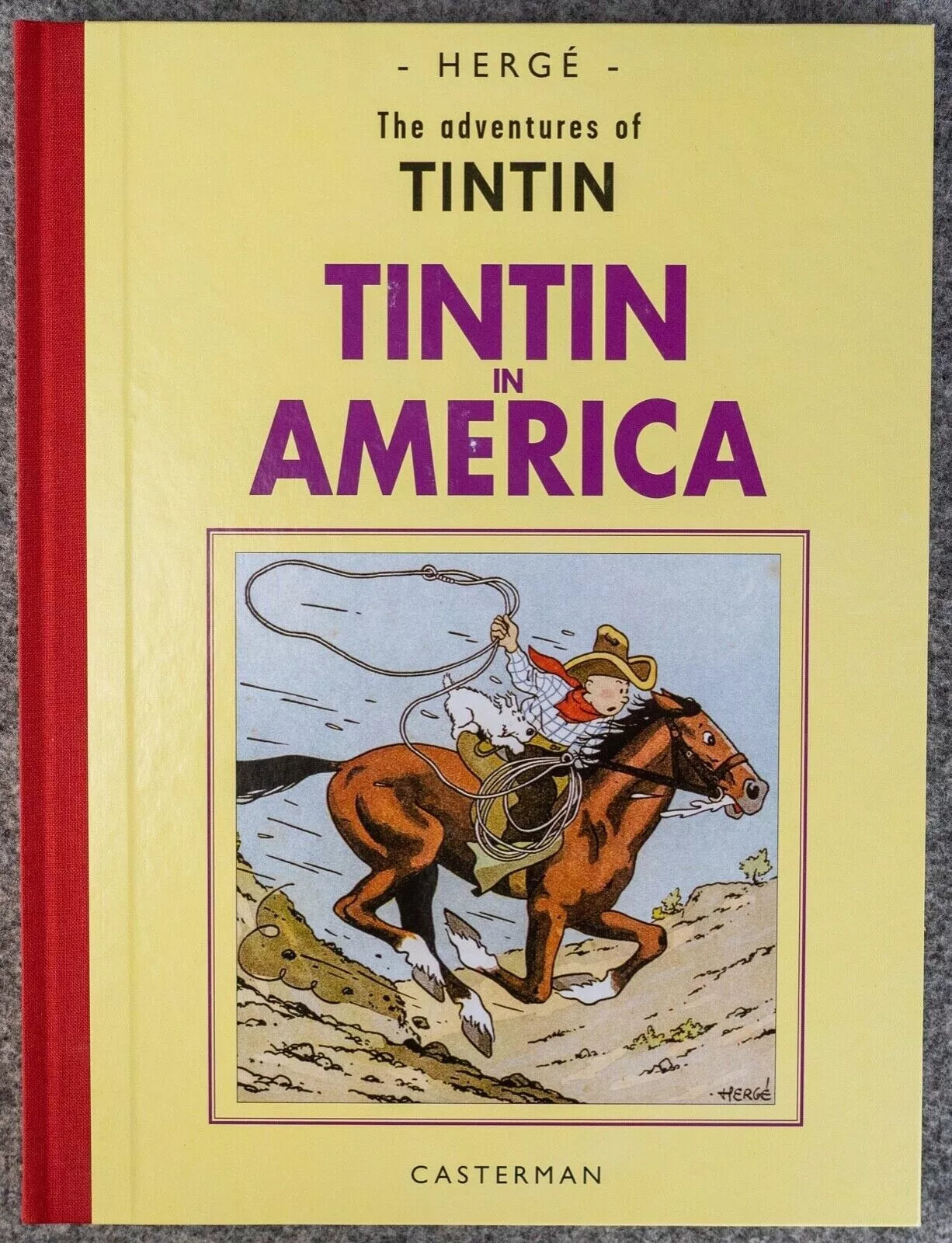 Tintin in America - Last Gasp 2004 1st Facsimile Edition Hardback B&W Book EO