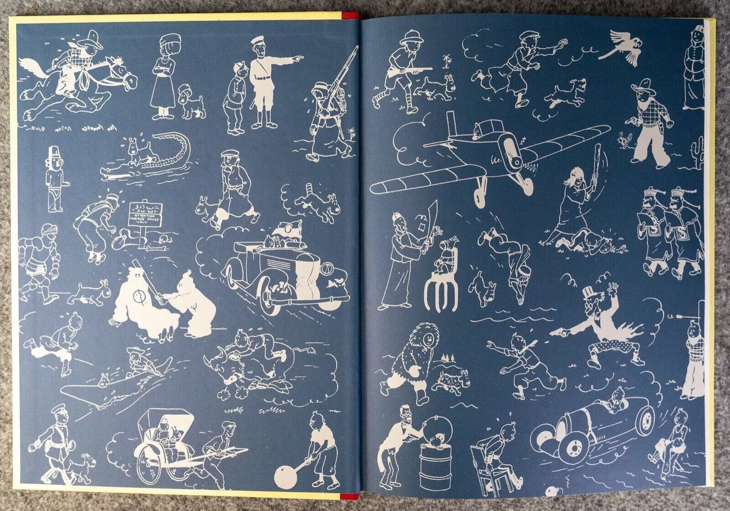 Tintin in America - Last Gasp 2004 1st Facsimile Edition Hardback B&W Book EO