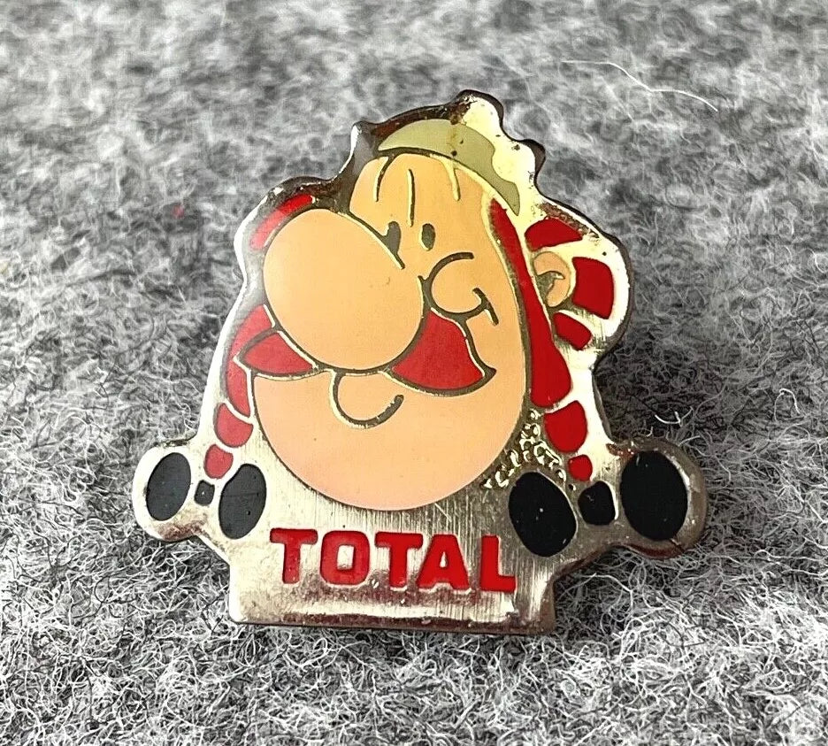 Obelix Pin Badge: Vintage TOTAL Asterix Rare Goscinny Collectible