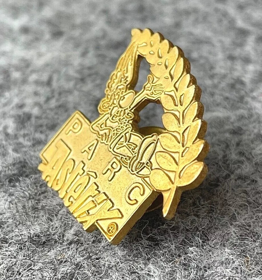 Parc Asterix Pin Badge: Vintage Goscinny Collectible Asterix & Obelix