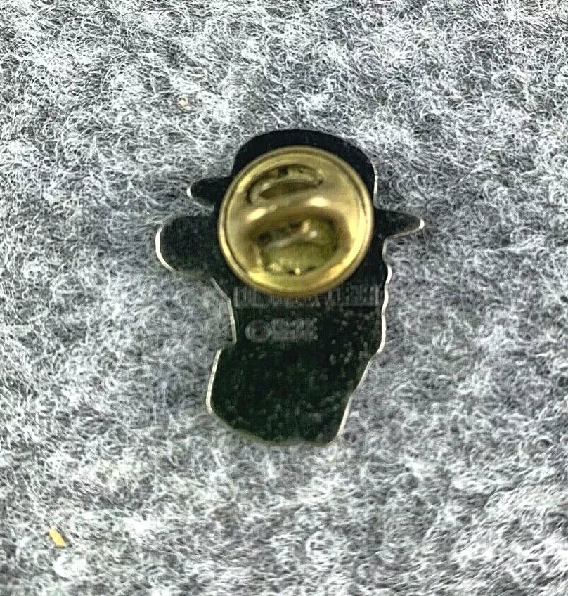 Professor Calculus Pin Badge: Tintin Character Head Metal Lapel Pin Moulinsart Hergé