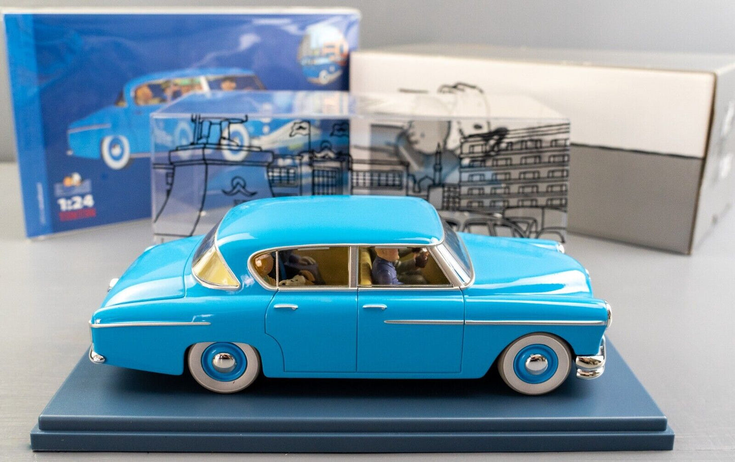 VOITURE TINTIN 1/24 29934 The Interpreters Car: Calculus Affair Hachette car #34