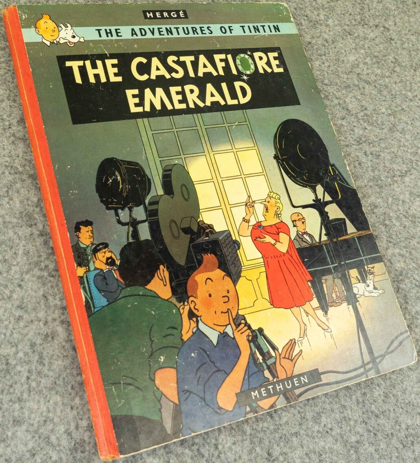 THE CASTAFIORE EMERALD Methuen 1963 1st Edition Hardback Rare Tintin B ...