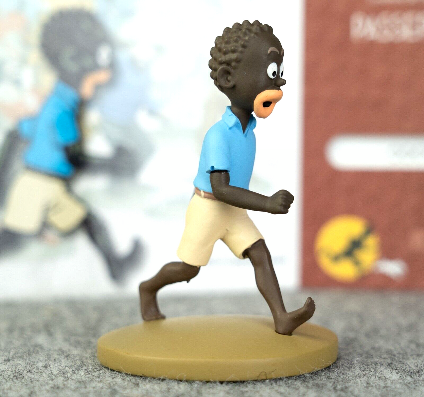Tintin Figurines Officielle # 110 Coco - Congo RARE Resin Model Figure