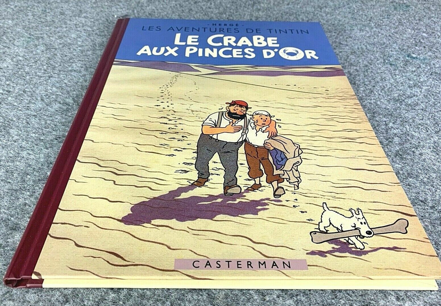Crabe Aux Pinces D' Or 80 Years of Haddock 1st Facsimile Edition HB Tintin Book Herge EO