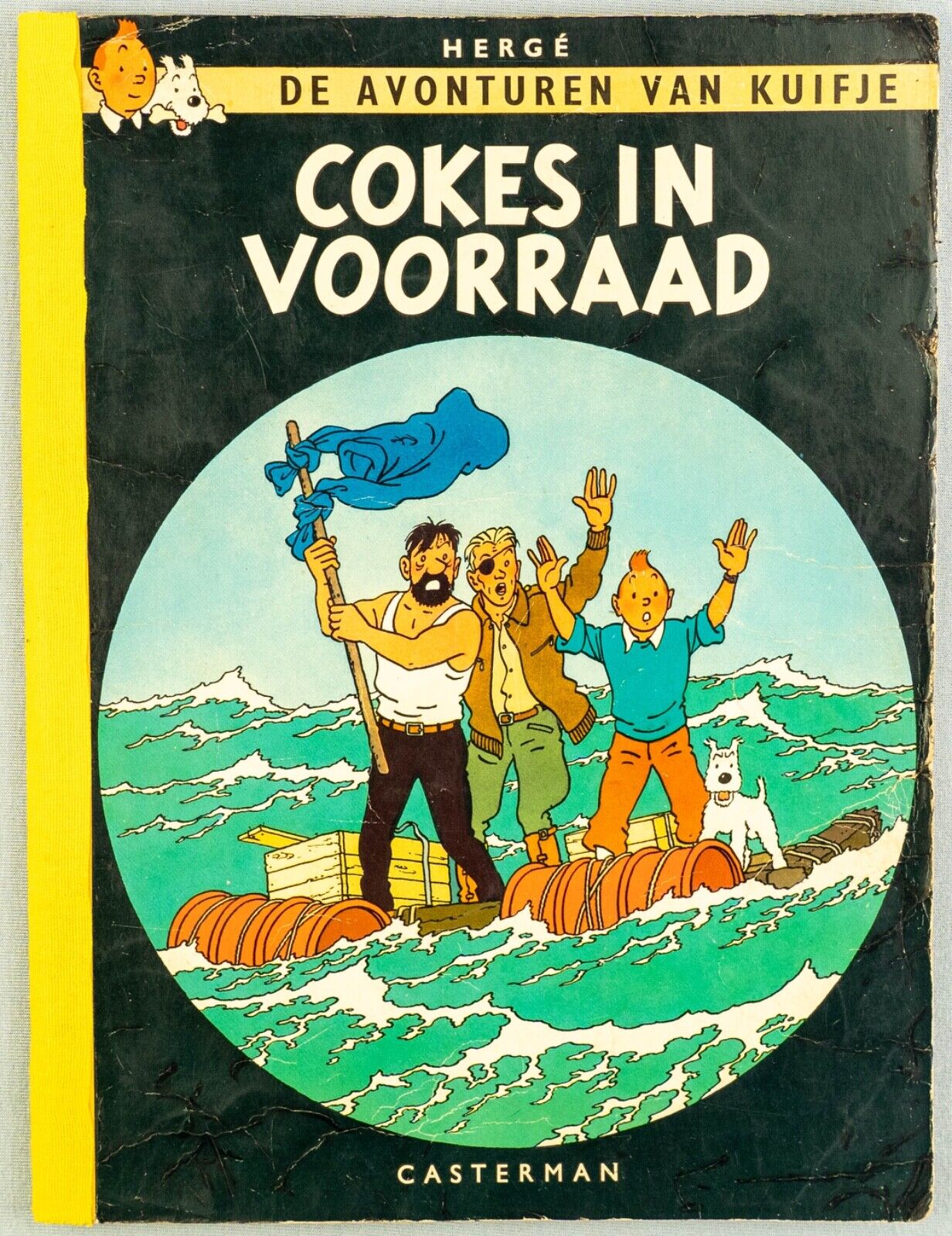 Kuifje: Cokes In Voorraad 1963 Casterman Early Dutch Paperback Edition Tintin by Herge