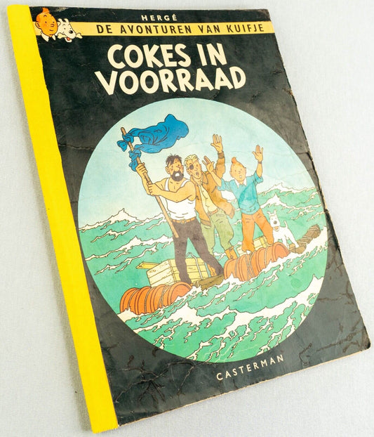 Kuifje: Cokes In Voorraad 1963 Casterman Early Dutch Paperback Edition Tintin by Herge