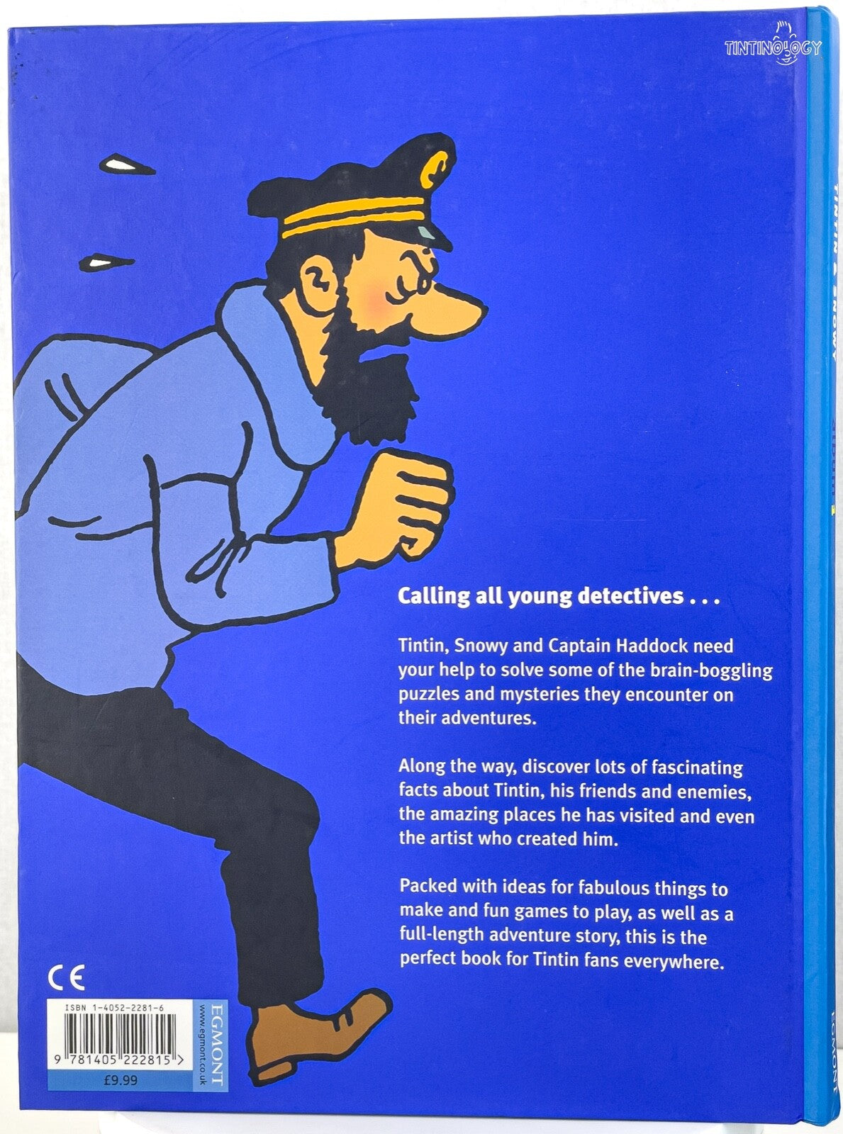 Tintin & Snowy Action Play Book Volume 1 - Hardback Egmont Edition