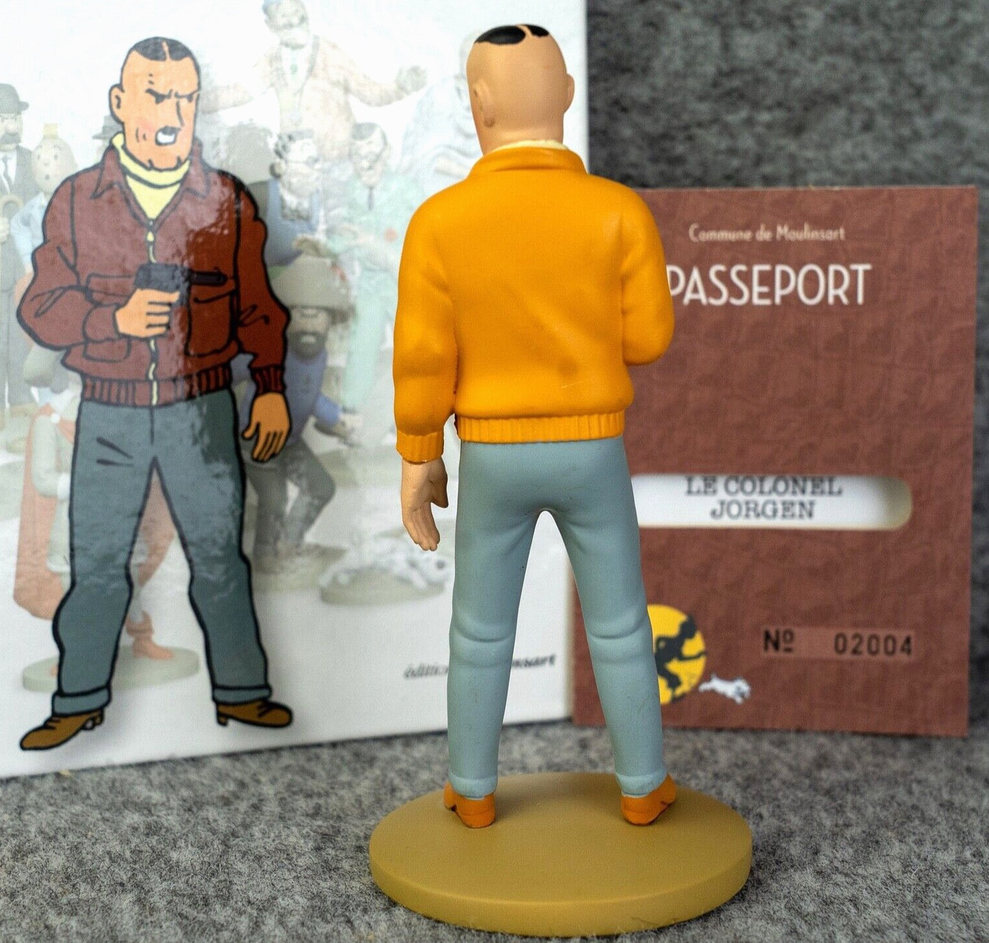 Tintin Figurines Officielle # 96 Colonel Jorgen: Explorers on the Moon Herge model Moulinsart Figure