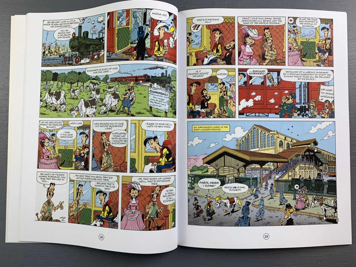Lucky Luke Volume 71: A Cowboy in Paris - Cinebook Paperback UK Comic Book