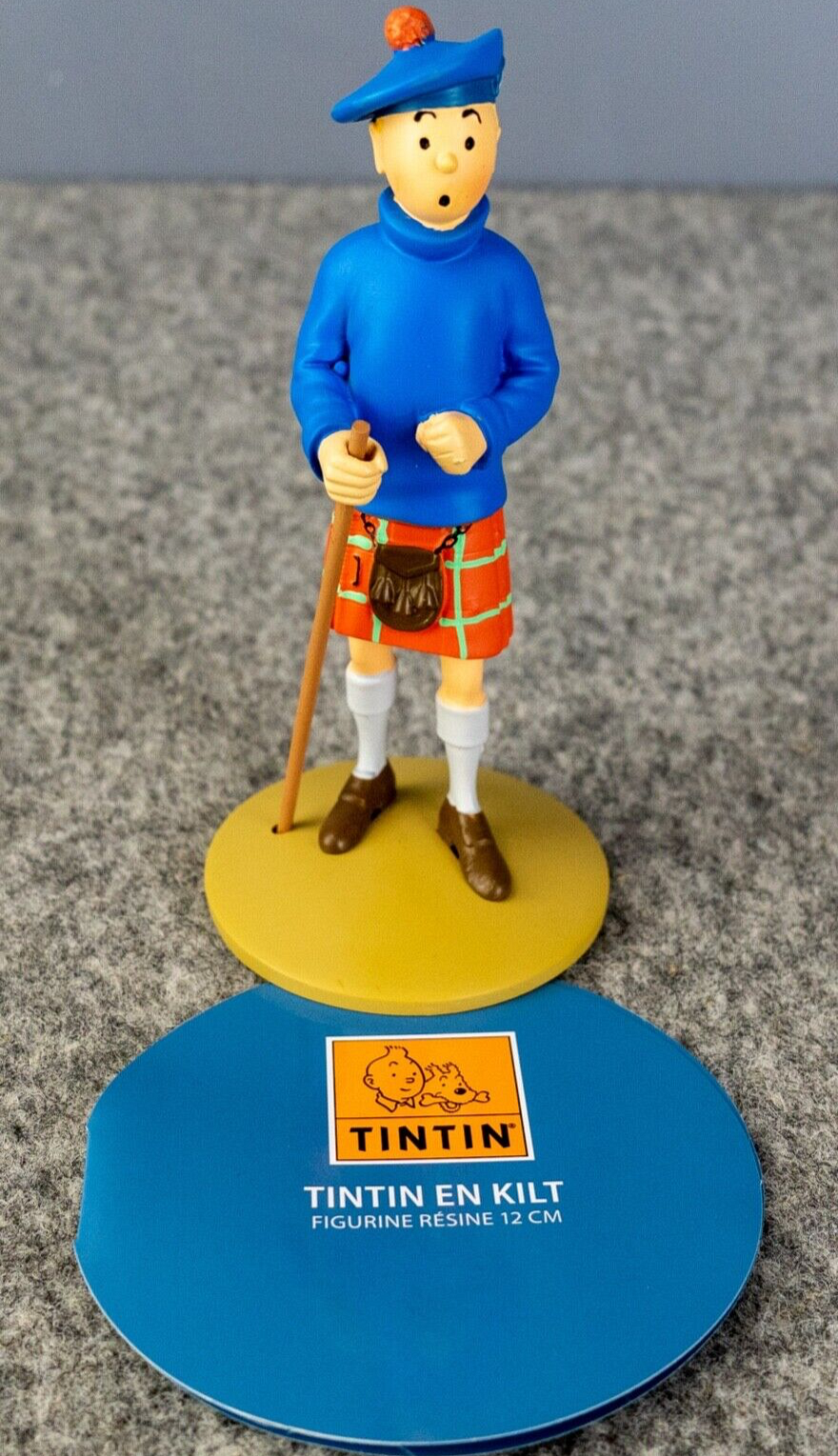 Tintin Figurine Moulinsart 42192 Tintin & Kilt Black Island Officielle Figure 22