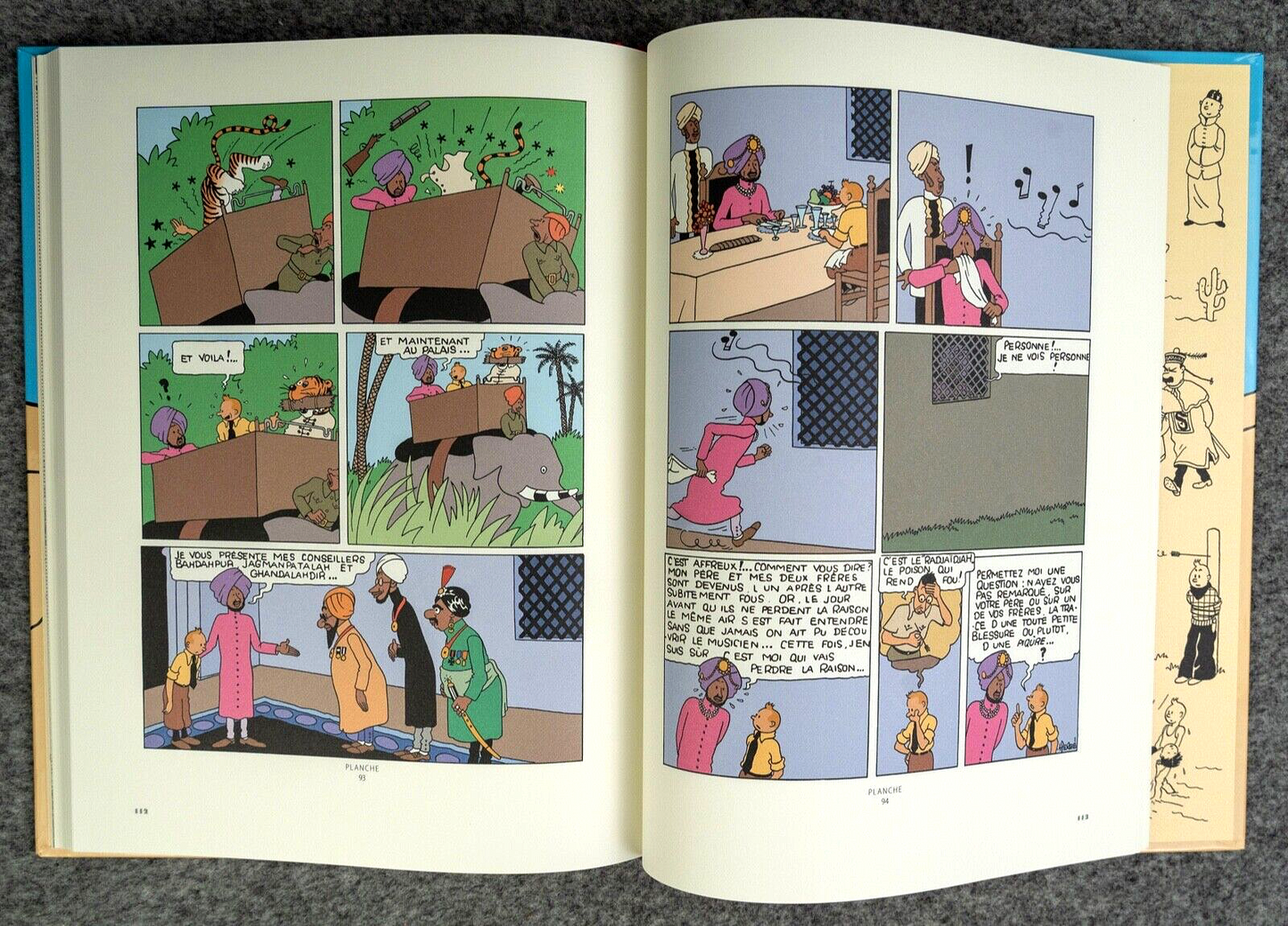 Les Cigares Du Pharaon - Casterman 2022 1st Colorized Edition HB Tintin Comic Book