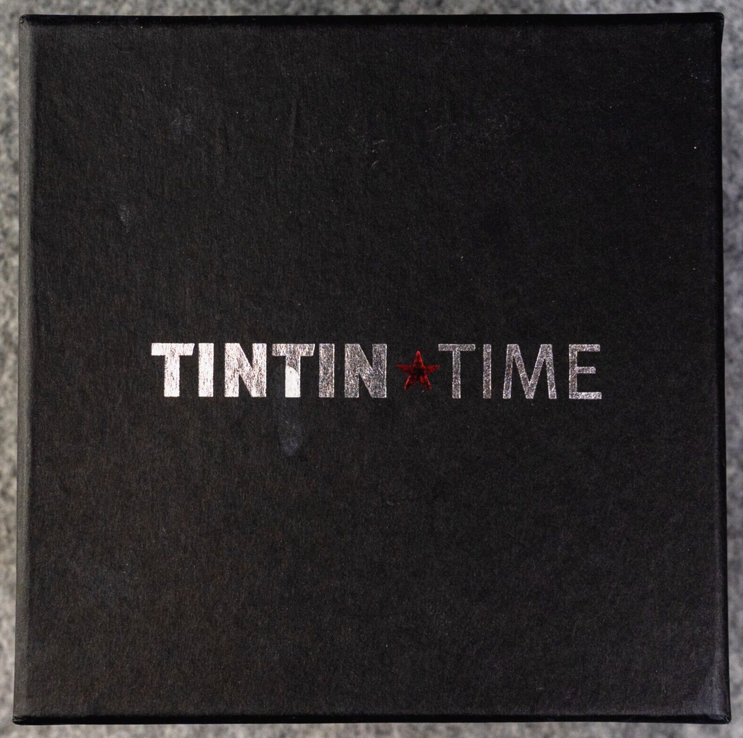 Moulinsart "Tintin Time" Watch 82414 Soviets Plane Red strap Unisex wristwatch