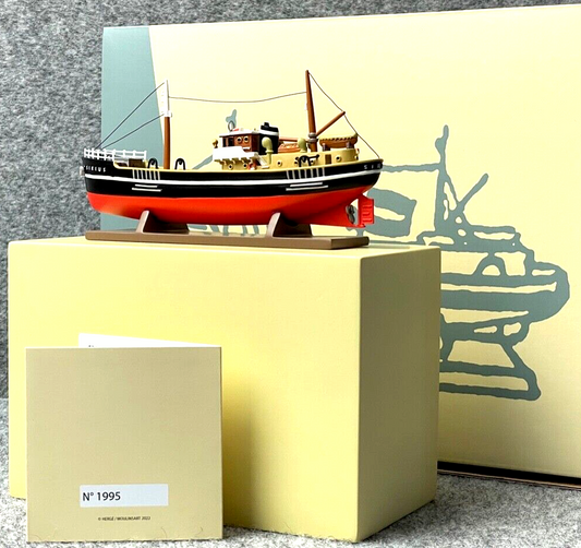 Statuette Moulinsart 46021 "The Sirius" Musee Imaginaire Tintin 19cm Resin Model Ship