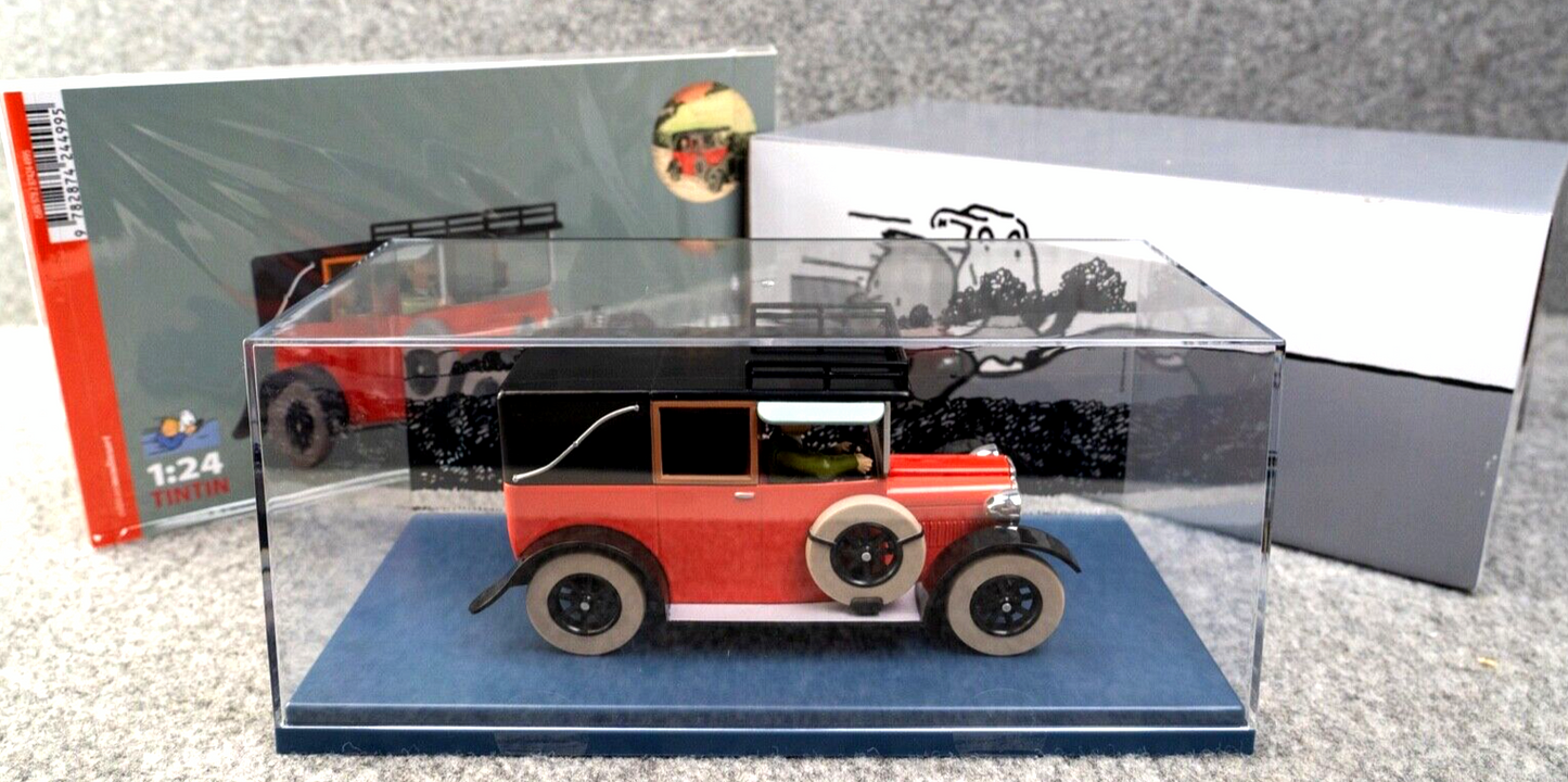 VOITURE TINTIN 1/24 29962 Eastdown Taxi: Black Island Hachette Model car #62