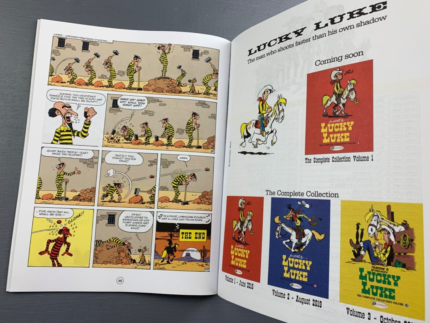 Lucky Luke Volume 73: The Prophet - Cinebook Paperback UK Comic Book