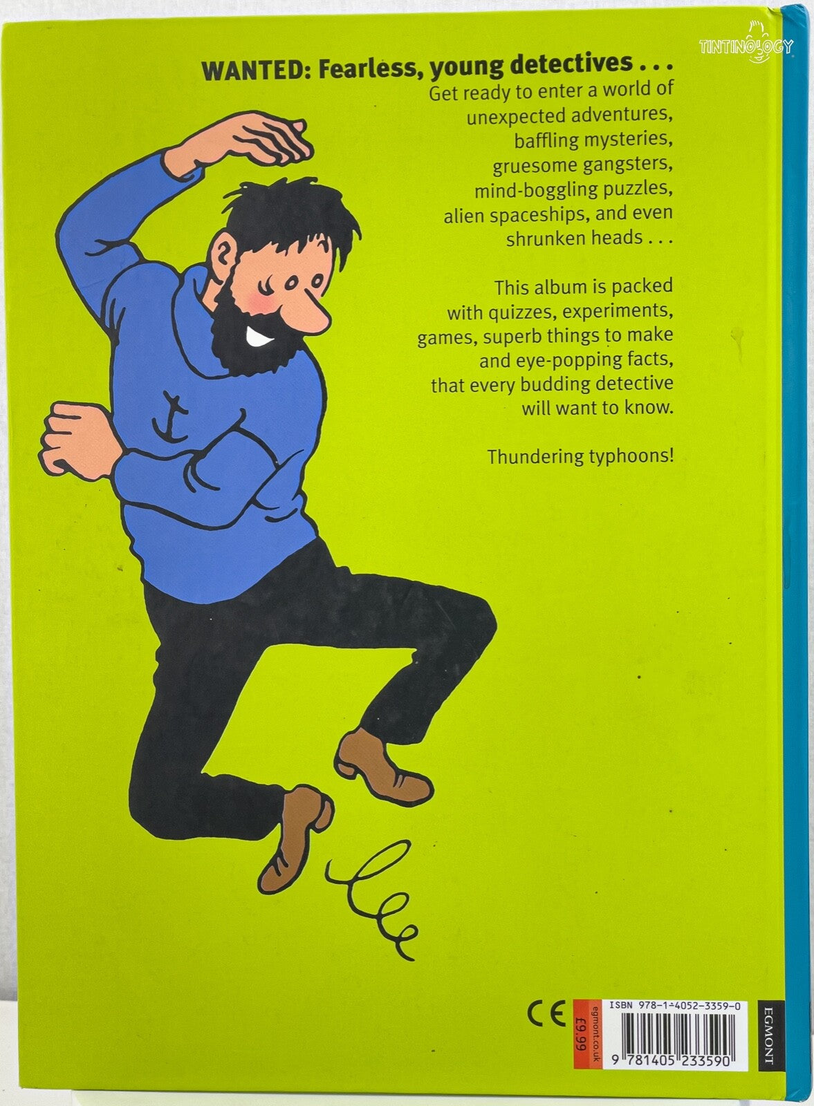 Tintin & Snowy Action Play Book Volume 3 - Hardback Egmont Edition