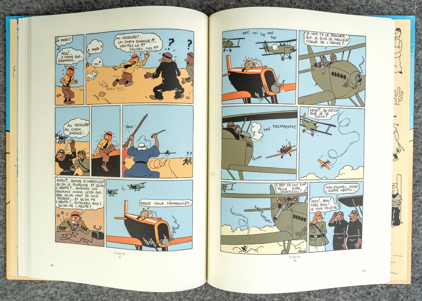 Les Cigares Du Pharaon - Casterman 2022 1st Colorized Edition HB Tintin Comic Book