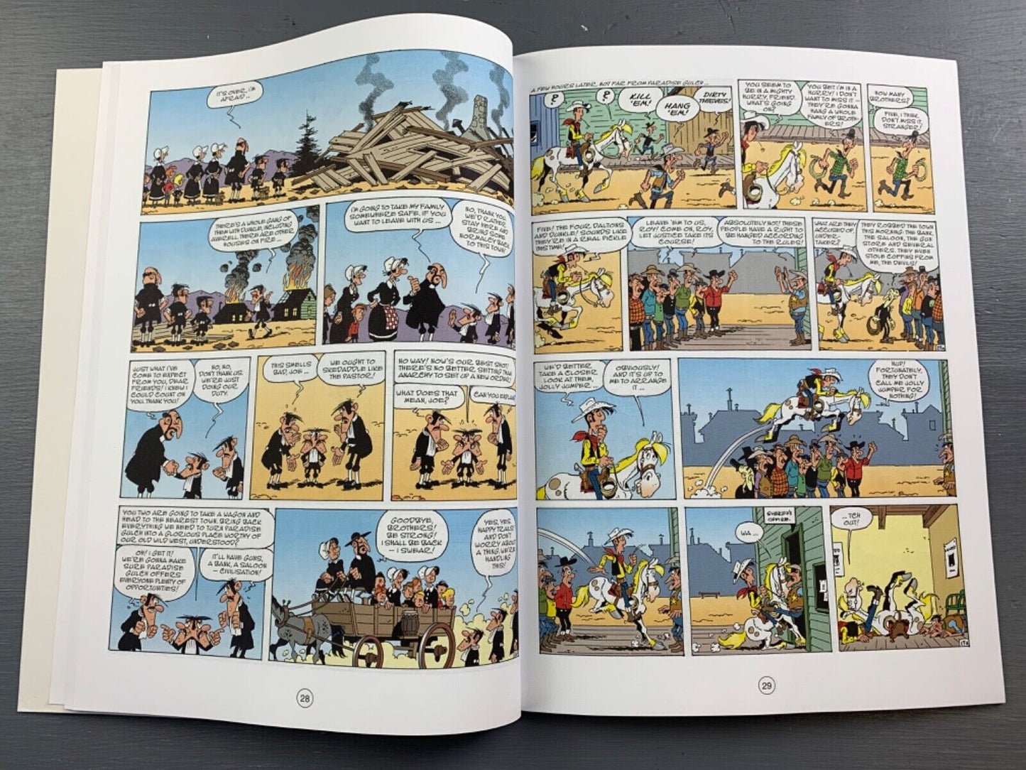 Lucky Luke Volume 73: The Prophet - Cinebook Paperback UK Comic Book