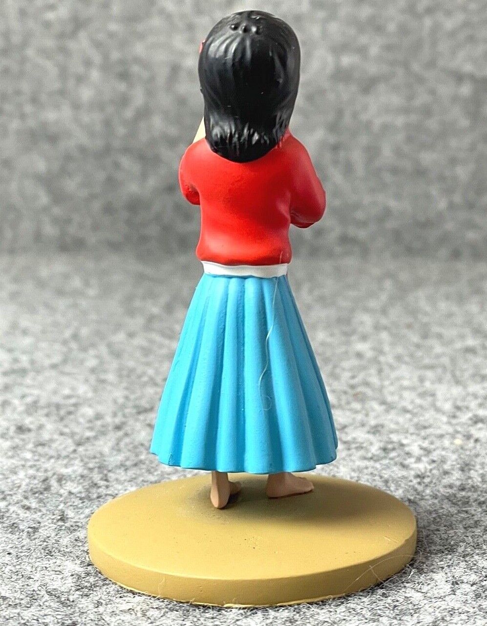 Tintin Figurines Officielle #91 Gypsy girl Miarka Castafiore Emerald resin model