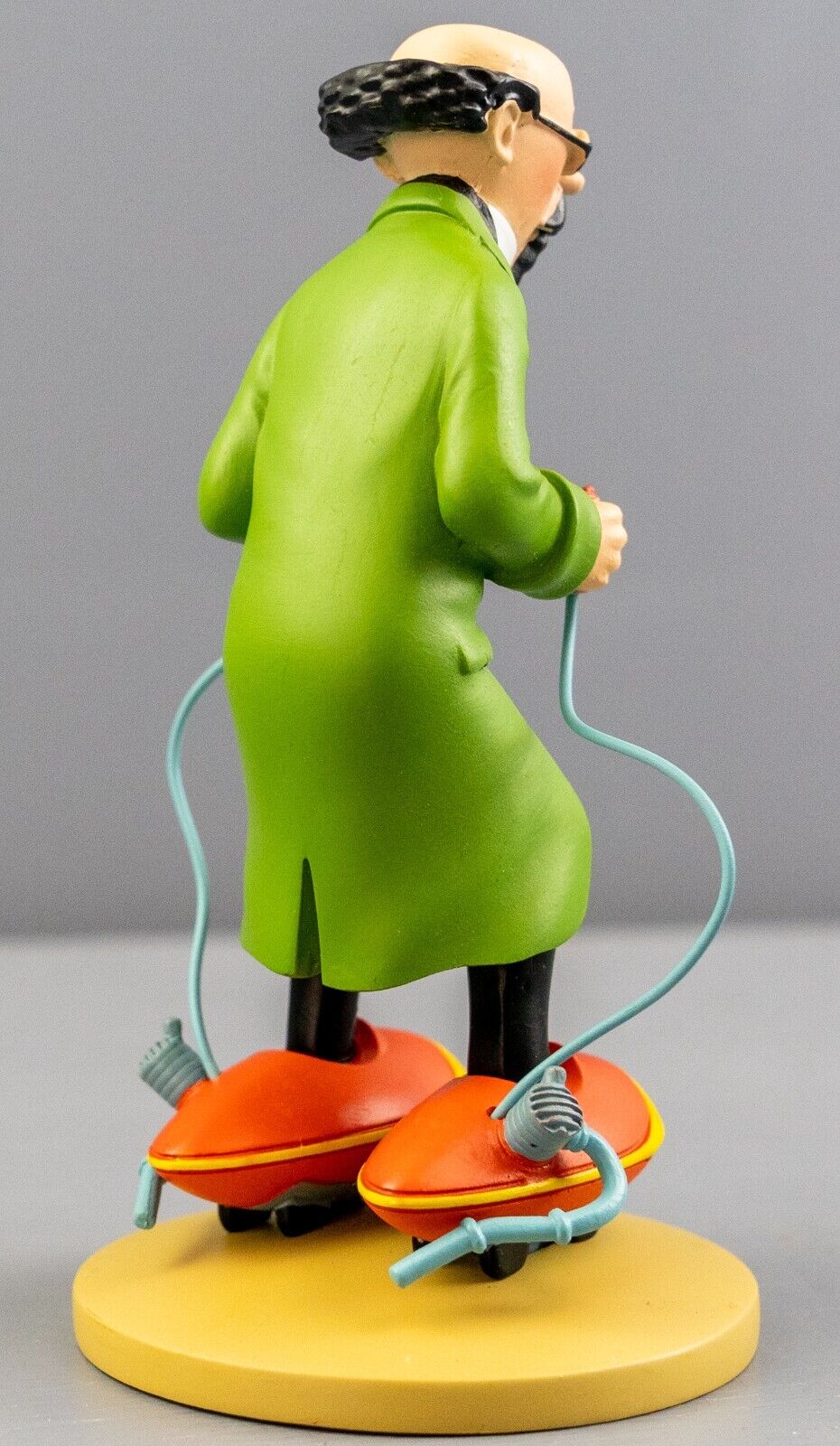 Tintin Figurine Moulinsart 42197 Calculus on Motorskates 12cm Resin Figure 57