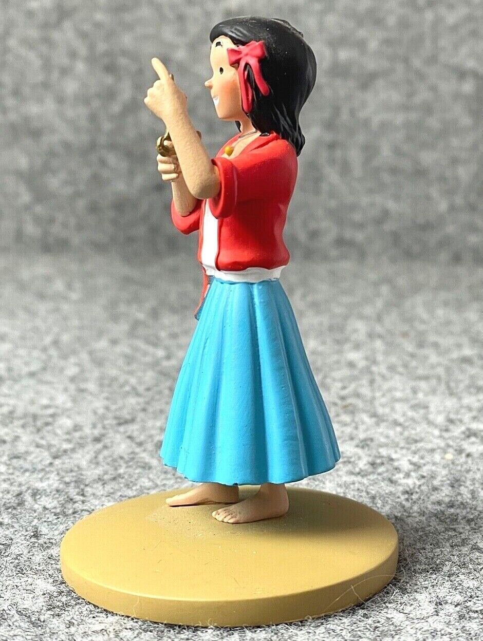 Tintin Figurines Officielle #91 Gypsy girl Miarka Castafiore Emerald resin model