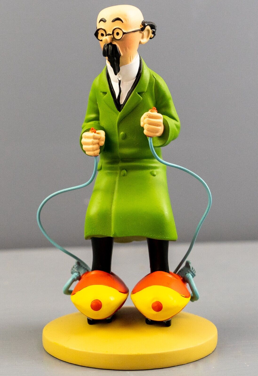 Tintin Figurine Moulinsart 42197 Calculus on Motorskates 12cm Resin Figure 57