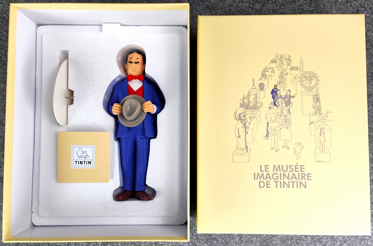Statuette Moulinsart 46013 Jolyon Wagg Musee Imaginaire 2019 Tintin 25cm Resin