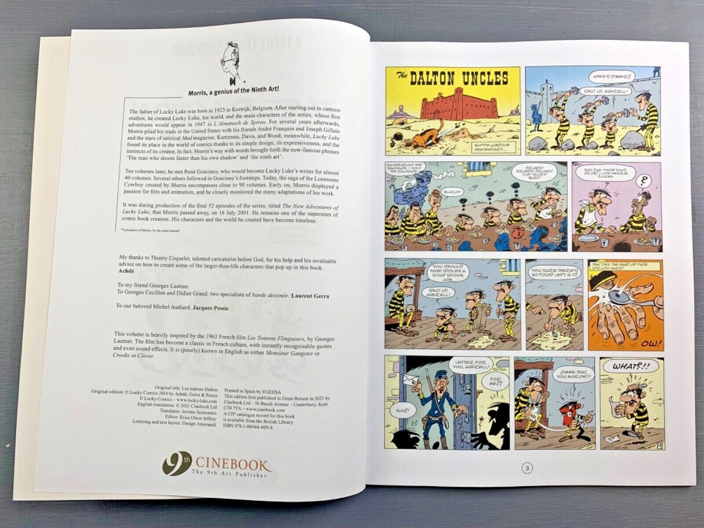Lucky Luke Volume 78: The Dalton Uncles - Cinebook Paperback UK Comic Book