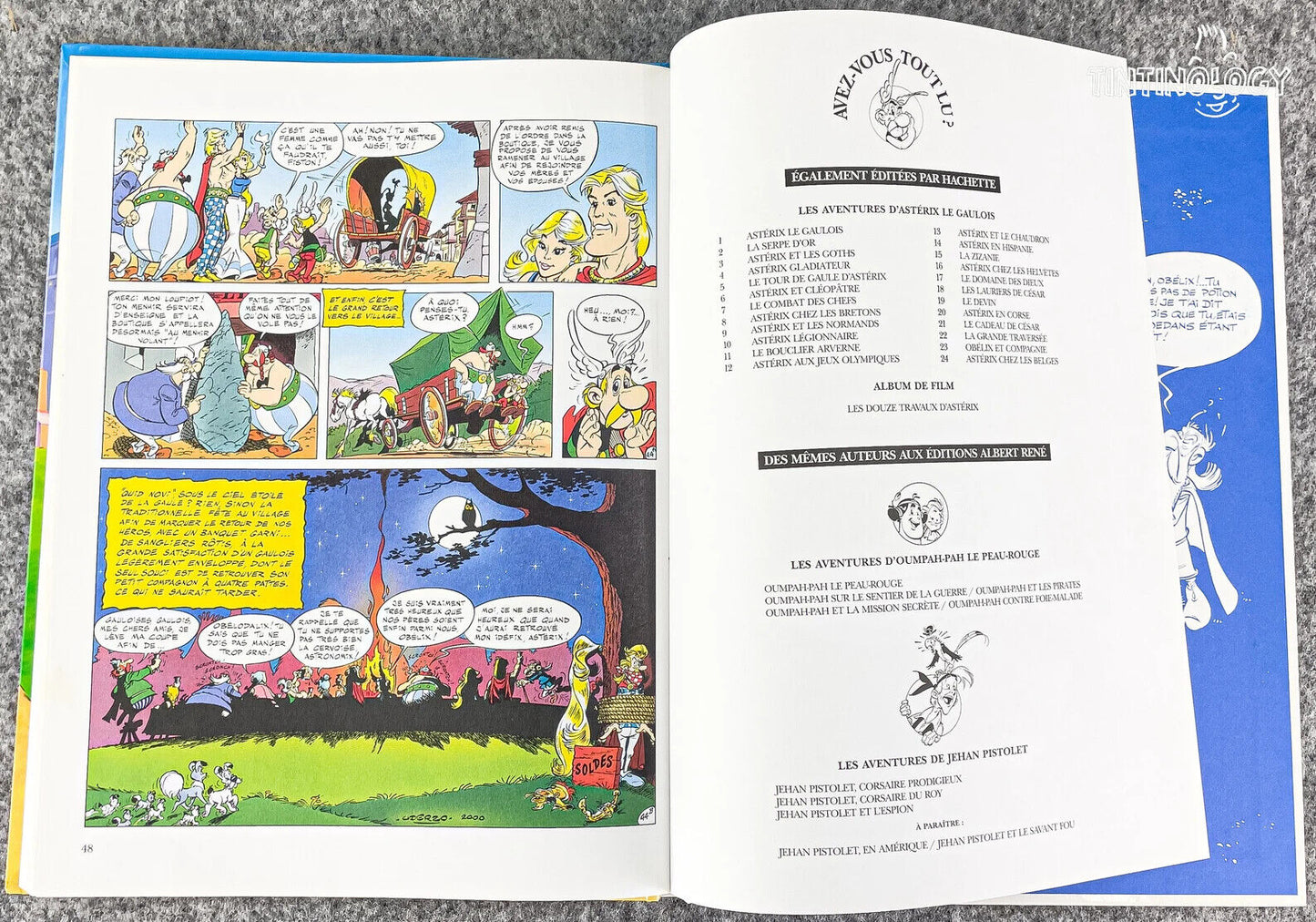 Asterix Et Latraviata - Editions Rene 2001 1st Belgian Edition Rare HB Book EO