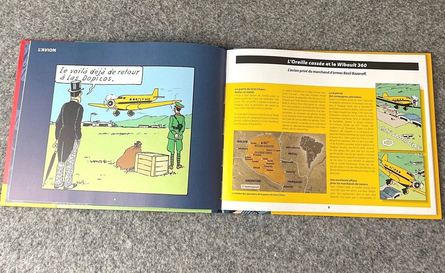 Hachette Tintin Plane #14 Bazaroff's Plane: Ottokars Sceptre Model Avion + Figure