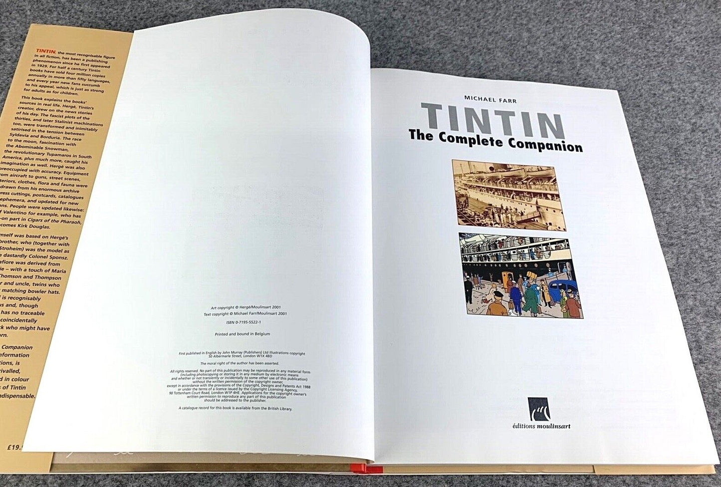 TINTIN: THE COMPLETE COMPANION 2011 Moulinsart UK Edition HB book EO