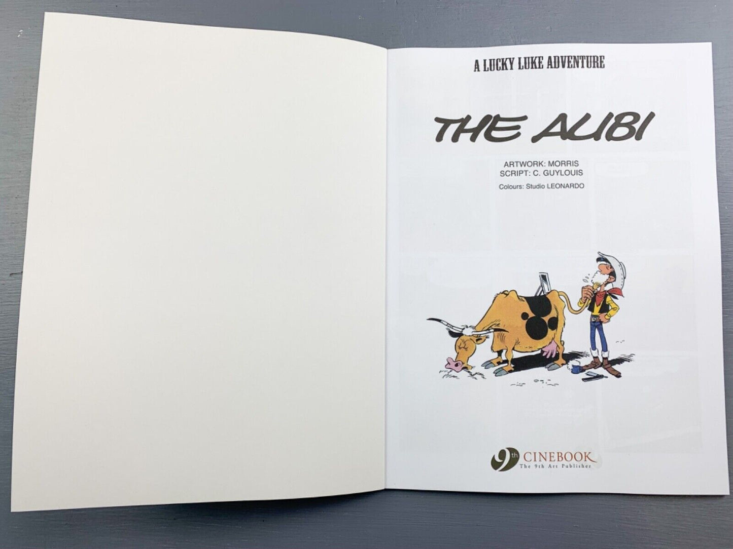 Lucky Luke Volume 80: The Alibi - Cinebook Paperback UK Comic Book