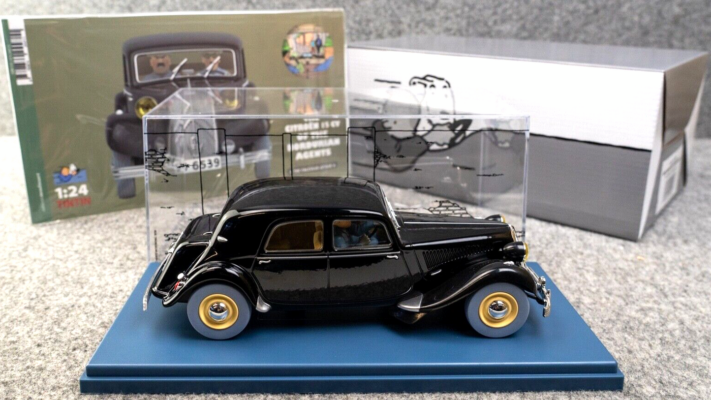 VOITURE TINTIN 1/24 29948 Citroen 15CV: Calculus Affair Hachette Model car #48